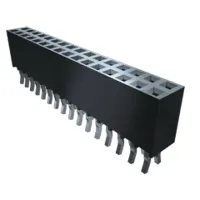 Samtec SSQ Series Right Angle Through Hole PCB Socket, 5-Contact, 1 Row, 2.54 mm Pitch Solder