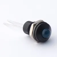 CML Innovative Technologies LED Wire Ended Panel Indicator, Blue Panel Mount Indicator 1904X Series, 8 mm, Wire