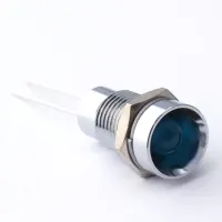 CML Innovative Technologies LED Recessed Panel Indicator, Blue Panel Mount Indicator 1905X Series, 8 mm, Wire