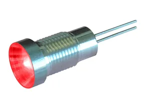 Oxley, Red Panel LED OXL/CLH/80 Series Series, 8 mm, Flying Lead Termination, IP67