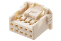 Molex, 501646 Female Housing Plug, 2 mm Pitch, 10 Way, 2 Row Straight