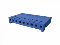 Amphenol Communications Solutions, 65240 Female Crimp Connector Housing, 2.54 mm Pitch, 9 Way, 1 Row