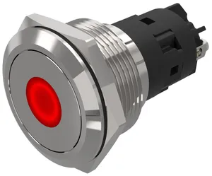 EAO, Green, Red Indicator 82 Series, 22 mm, Screw Termination, IP65, IP67 24V dc