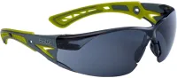 Bolle Safety RUSH Safety Glasses, Scratch Resistant, Anti-Fog, Anti-Mist, Smoked Polycarbonate Lens, Polycarbonate,