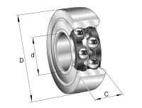 INA Roller and Plain Track Roller Track Roller LR5308-2Z-TVH-XL 40mm ID, 30 mm OD