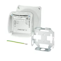 Phoenix Contact Mounting Base Housing Enclosure Type EH Series, Polycarbonate, ABS 75 mm 75 mm Electronic Housing 52.6mm