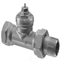 Siemens Brass 1/2 in to 1/2 in Thermostatic Radiator Valve