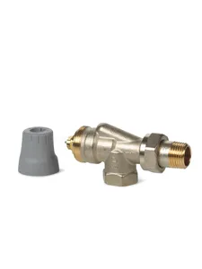 Siemens Brass 1/2 in to 1/2 in Thermostatic Radiator Valve