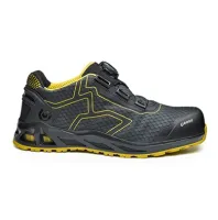 BASE B1005 Unisex Yellow, Black Aluminium Safety Shoes, UK 12, EU 47