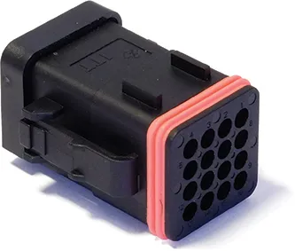 CTC 16 WAY PLUG BLACK / 132015-0073